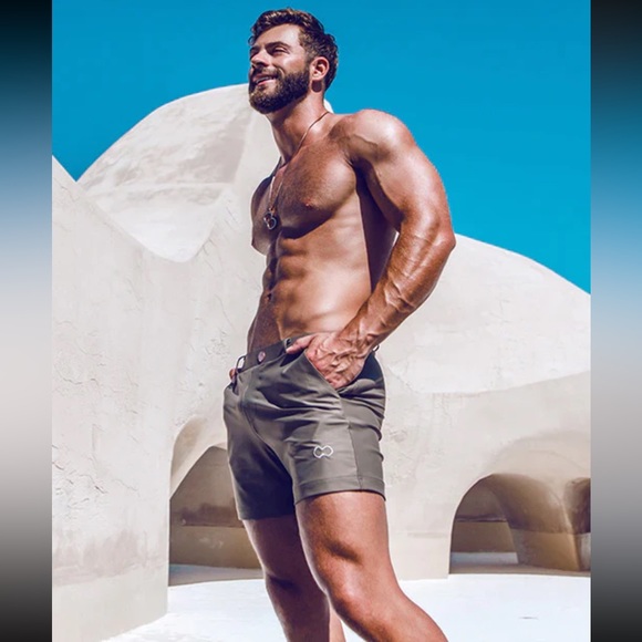 Men’s Small 2eros Bondi Hybrid Shorts in Shitaki Brown (NWOT) - Picture 2 of 10